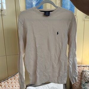 Polo by Ralph Lauren Cream Long Sleeve Tee